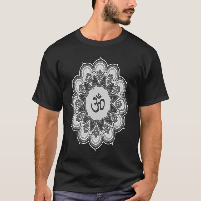 Camiseta Om Ohm Aum Symbol Spiritual Yoga Yoga (Frente)