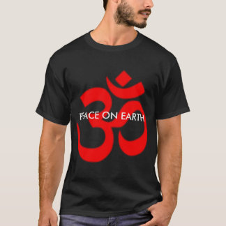 CAMISETA OM-RED, PAZ NA TERRA