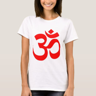 Camiseta OM símbolo Hindu e budista (do ॐ) -