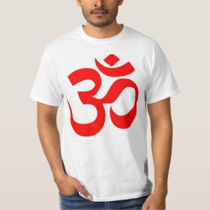 Camiseta OM símbolo Hindu e budista (do ॐ) -