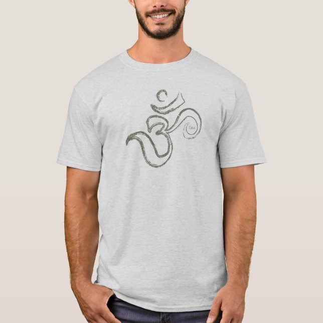 Camiseta Om T-Shirt Escovado (Frente)