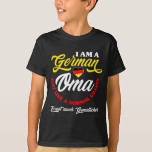 Camiseta Oma alemã engraçada da Alemanha Avó alemã alemã Om