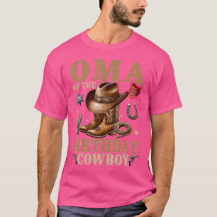 Camiseta Óma Bonita Do Aniversário Do Vaqueiro Ocidental Ro
