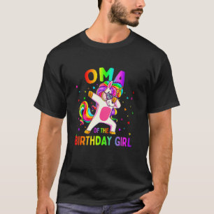 Camiseta Oma da Festa de aniversário Batida Unicórnio