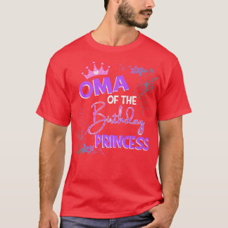 Camiseta Oma Do Festa Aniversário Da Família Princesa
