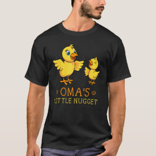 Camiseta Oma Little Nugget Pintinho Alemanha Alemanha Avô
