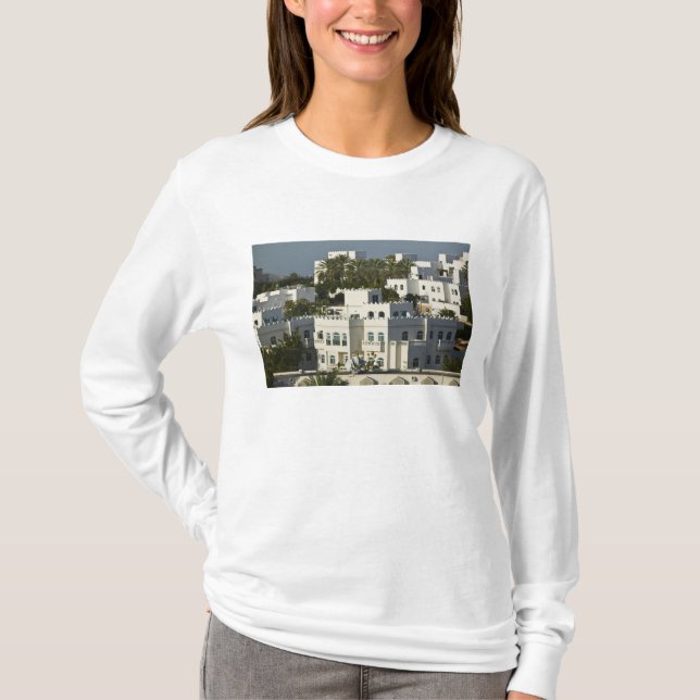 Camiseta Omã, Mascate, Qurm. Edifícios da Área de Qurm / (Frente)