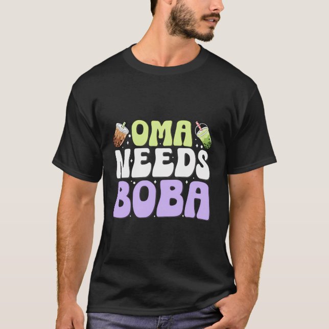 Camiseta Oma Precisa de Boba Boba Lovers Tea Costume Tea (Frente)