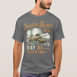 Camiseta Omaha Beach, 1944, dia 2024, 80, Aniversário Norma