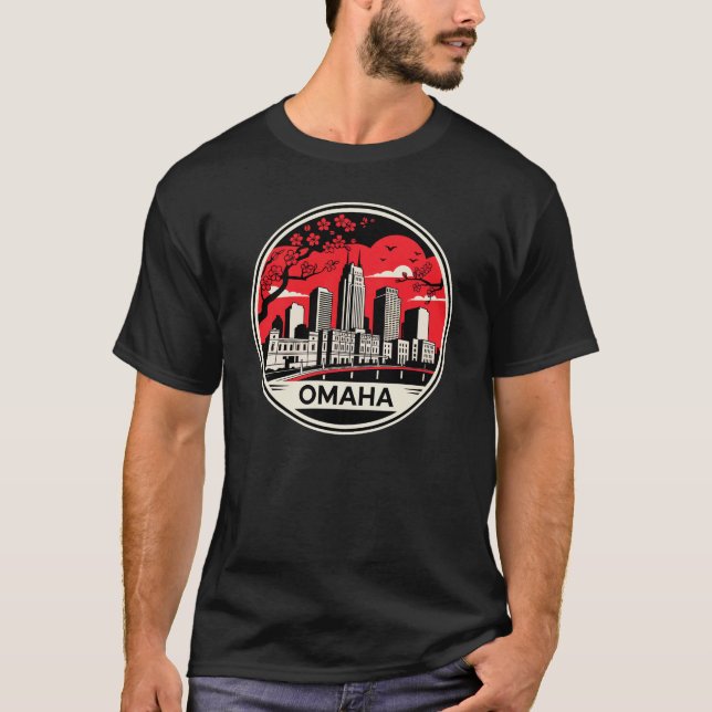 Camiseta Omaha City Nebraska USA (Frente)