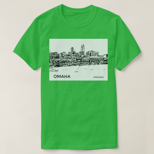 Camiseta Omaha Nebraska (Frente do Design)
