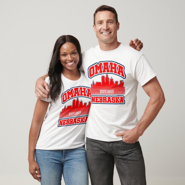 Camiseta Omaha, Nebraska (Unissex)