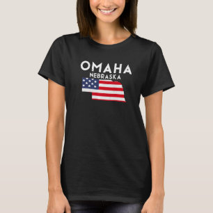 Camiseta Omaha Nebraska Estados Unidos State America Viagem
