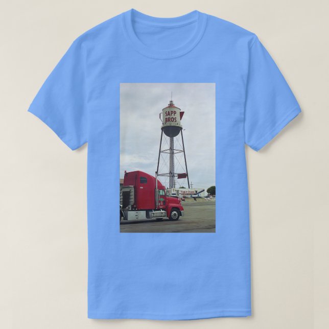 Camiseta Omaha Nebraska Sapp Brothers Tower (Frente do Design)
