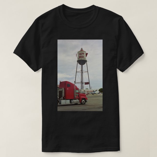 Camiseta Omaha, Nebraska - Sapp Brothers Tower Sticker.png (Frente do Design)