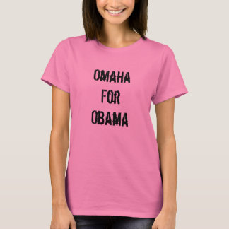 Camiseta Omaha Para Obama