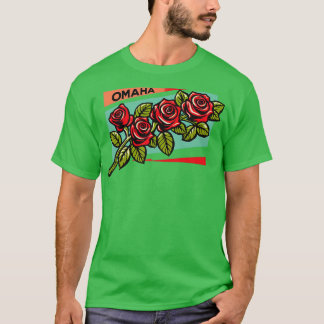 Camiseta Omaha Rosas