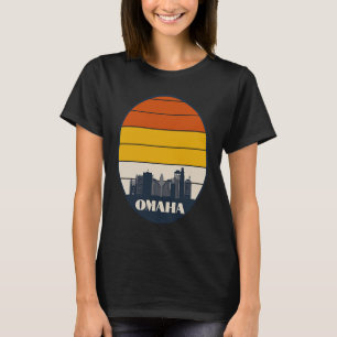 Camiseta Omaha Skyline, Omaha Nebraska, Omaha NE