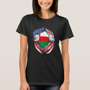 Camiseta Oman Flag American Orgulha do Meu Patrimônio Omani