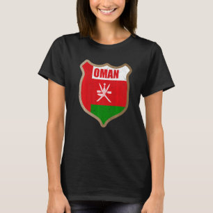Camiseta Oman Flag Patch For Omanis And Who Love Oman