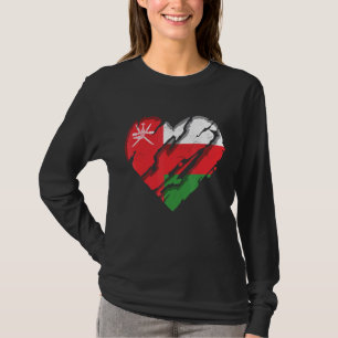 Camiseta Oman Heart Omani Flag Omani Pride 1