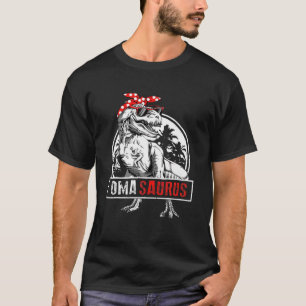 Camiseta Omasaurus T Rex Dinossaur Oma Saurus Dia de as mã