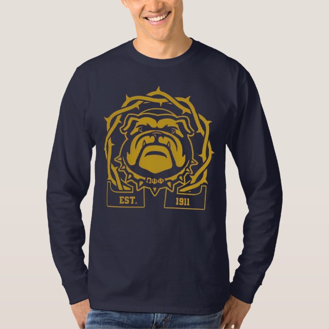 Camiseta Omega Psi Phi Omegawood 1911 (Frente)