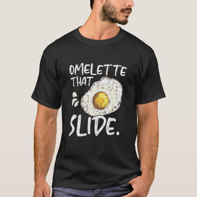 Camiseta Omelet Aquela Comida De Ovo De Café Da Manhã (Frente)