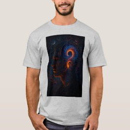 Camiseta Omg Abstrato Red Head Human Art T Shirt - premium