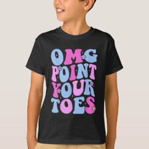 Camiseta Omg aponte seus dedos Engraçados Professores Dança