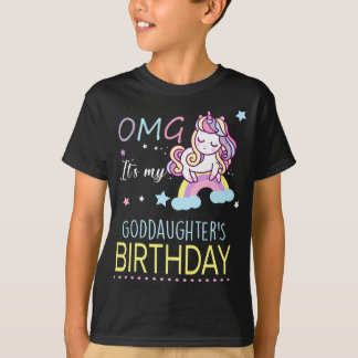 Camiseta OMG É a Mãe Cuta de Aniversário da Minha Filha