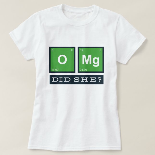 Camiseta OMG! Ela? (Frente do Design)