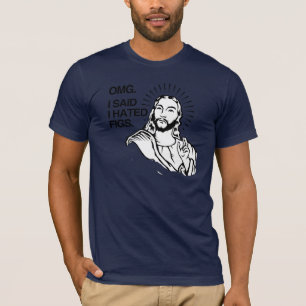 CAMISETA OMG, EU DISSE QUE EU DIEI FIGOS