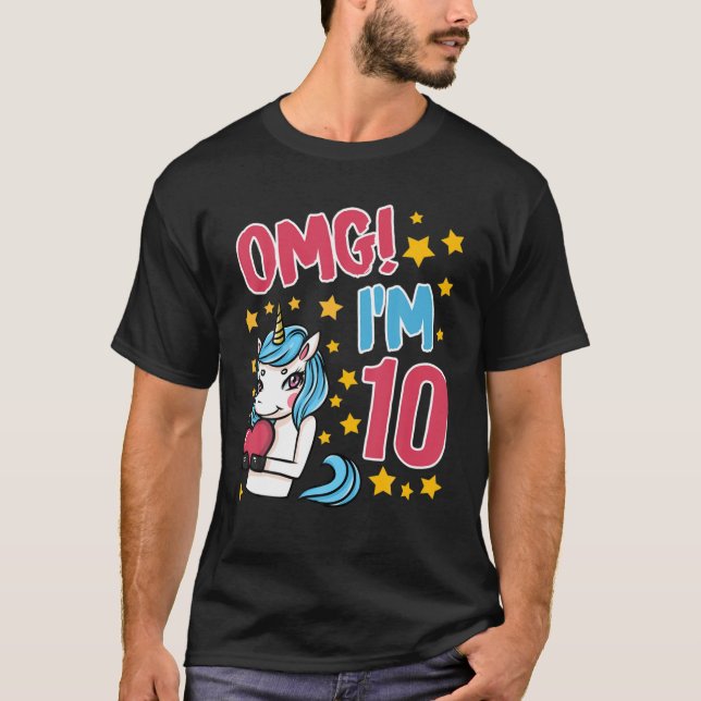 Camiseta OMG I AM 10 Classic (Frente)
