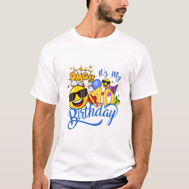 Camiseta OMG It s My 10th Birthday Boy (Frente)