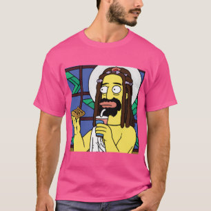 Camiseta Omg Jesus realmente ama waffles
