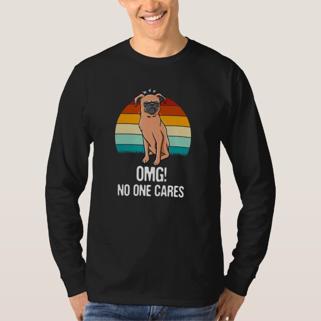 Camiseta OMG No One Cares Sarcastic Funny Sarcasm Humor Int (Frente)