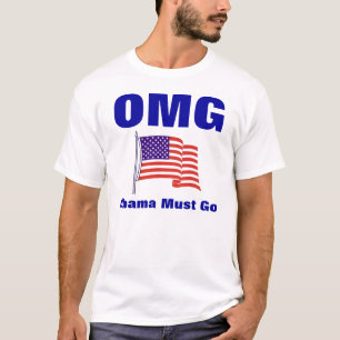 Camiseta OMG - Obama deve ir