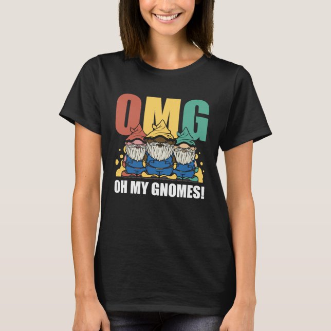 Camiseta OMG Oh My Gnomes (Frente)