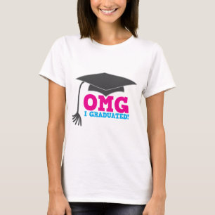 Camiseta OMG QUE EU ME GRADUEI! grande presente da
