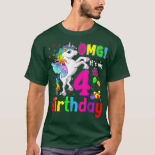 Camiseta OMG São as Minhas Garotas do Quarto Aniversário Un