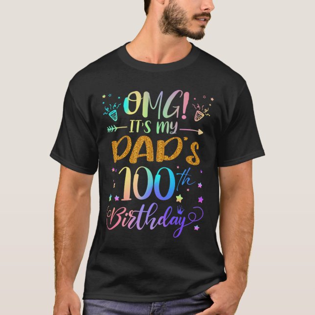 Camiseta Omg são meus Pais 100º aniversário doce 100 anos (Frente)