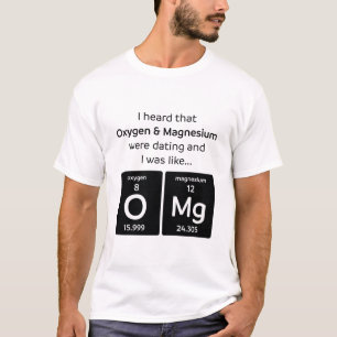 Camiseta OMG T-Shirt - Presente perfeito para Geek / Fão d