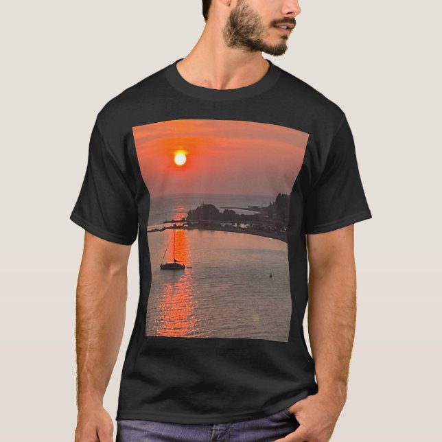 Camiseta Omis Croácia Sunset Orange Sky (Frente)