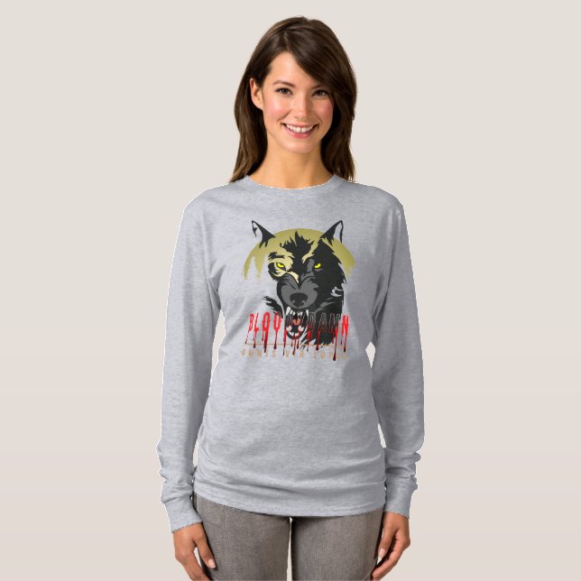 Camiseta Omnis Vir Lupus | Mulheres de Longa Distância (Frente Completa)
