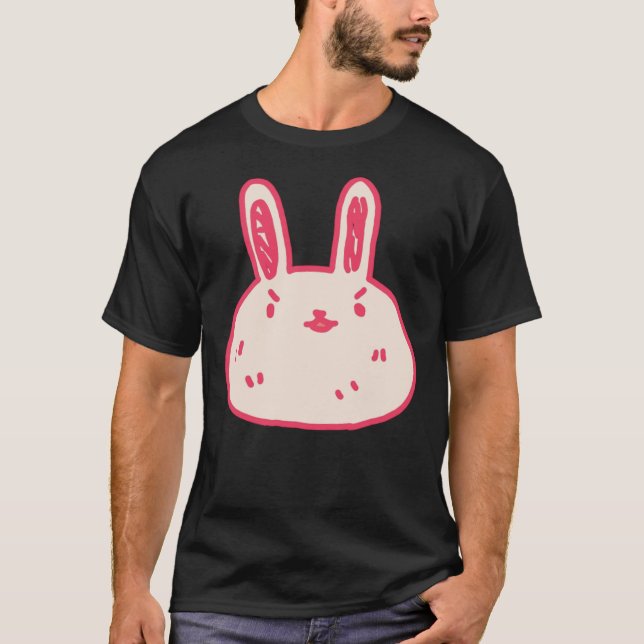 Camiseta Omori Bunny Sticker (Frente)