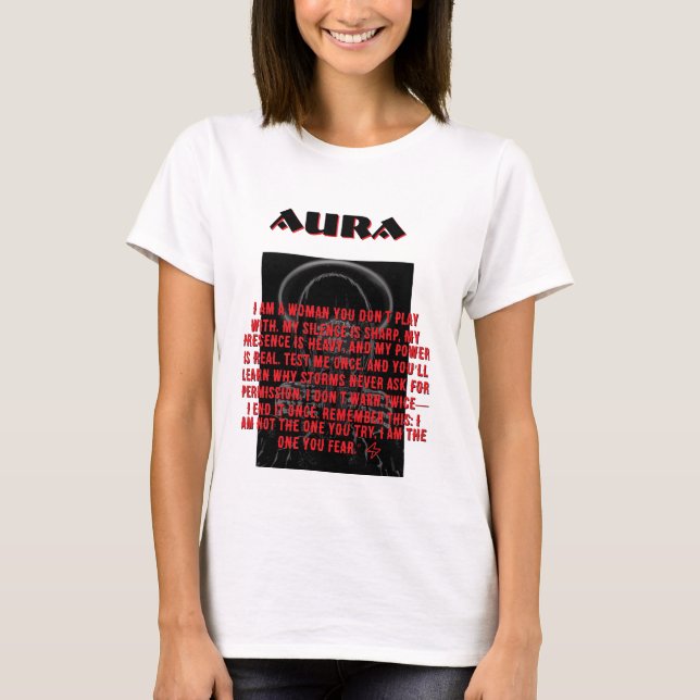 Camiseta Omrani Aura Intocável Mulher (Frente)