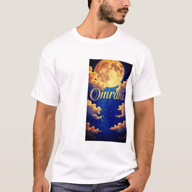 Camiseta Omrani Moon Premium Statement T-Shirt (Frente)