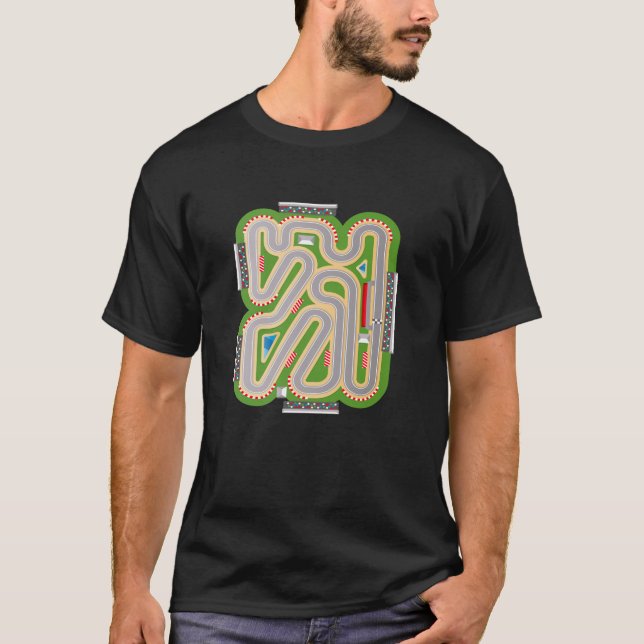 Camiseta ON BACK Play Carros On Pai Back Mat Road Car Race (Frente)
