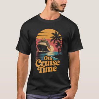 Camiseta on Cruise time Cruise Time Palm Tree Sunset Vacay